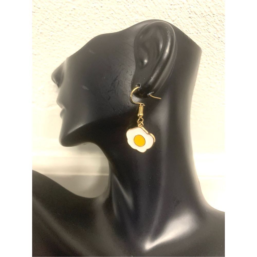 Sunny Side Up Egg Earrings